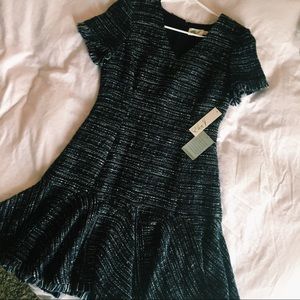 Eliza J Tweed Fit & Flare Tweed Dress!